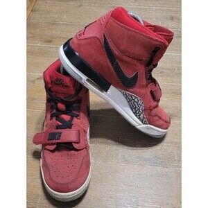 Nike Air Jordan Legacy 312 GS AT4040-601 Toro Varsity Red Black Cement Size  7